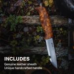 Helle Gaupe Knife - Triple Laminated Steel
