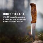 Helle Gaupe Knife - Triple Laminated Steel