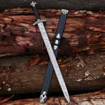 Authentic Norseman Damascus Steel Viking Sword