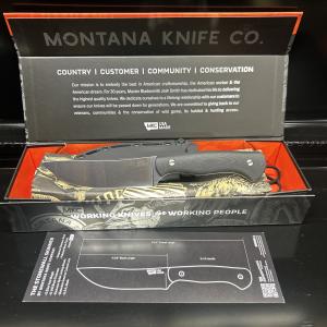 Montana Knife Magnacut Stonewall Skinner - Black