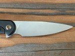 WE Knife 2102A Upshot Flipper with Black Ti Handles