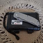 Norseman Grimsmo Silver Honeycomb Knife, RWL34