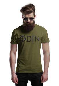 Odin-Inspired Viking T-Shirt with Norse Symbols