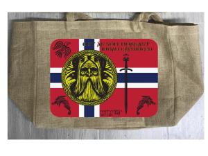 Norseman Viking Tote Bag with Oden Design