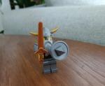 LEGO Viking Minifigure with Helmet, Shield, Sword