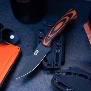 Montana Knife Blackfoot 2.0 Orange/Black Handle