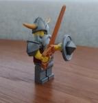 LEGO Viking Minifigure with Helmet, Shield, Sword