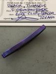 Grimsmo Rask Black Timascus Backspacer - Purple/Blue