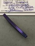 Grimsmo Rask Black Timascus Backspacer - Purple/Blue