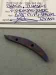Grimsmo Rask Black Timascus Backspacer - Purple/Blue