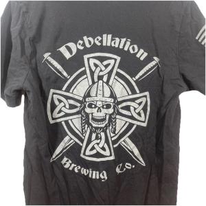 Viking Skull Sword T-Shirt - Men's Black