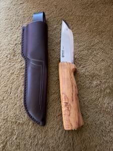 Helle-Eggen No. 75 Knife with Leather Sheath