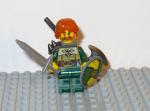 Viking Hero Minifigure with Sword and Shield