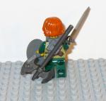 Viking Hero Minifigure with Sword and Shield