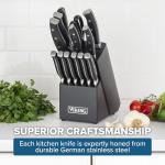 Viking 14-Piece Knife Set with Rubberwood Block