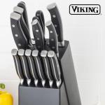 Viking 14-Piece Knife Set with Rubberwood Block