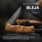 Helle Bleja Norwegian Folding Knife with Birch Handle