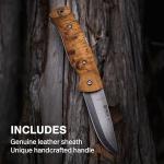 Helle Bleja Norwegian Folding Knife with Birch Handle