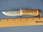 Helle Skinner Knife with Stag Grip