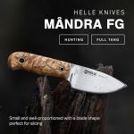 Helle Mândra FG Pocket Knife for Food Prep