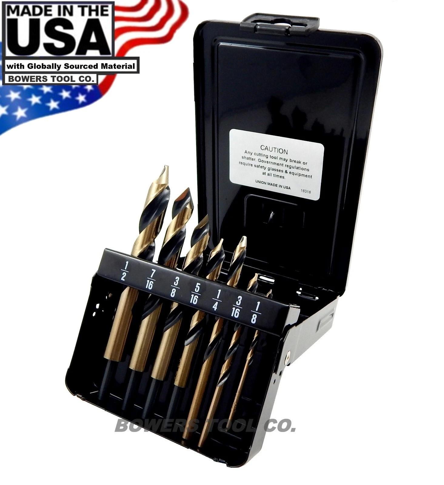 Norseman 7pc M7 Drill Bit Set Made in USA