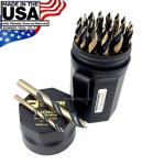 Norseman 29pc Vortex Step Bit Drill Set