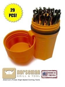 Norseman SP29PON Magnum Drill Bit Set - 29 Pieces