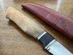 Helle Puukko Knife with Laminated Steel Blade