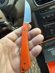 Montana Knife Co. Sharptailed Orange Hunting Knife
