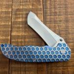 Grimsmo Norseman Magnacut Knife - Honeycomb Blue