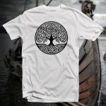 Yggdrasil Tree Viking Rune Cotton T-Shirt