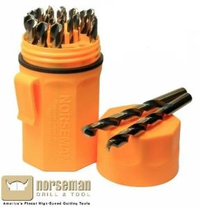 Norseman 29-Piece M7 Drill Bit Set in Orange