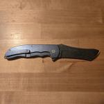 Grimsmo Norseman Blue Crosshatch Acid Etched Knife