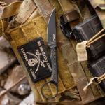 Norseman Tactical Mini Wargoat Knife - Black