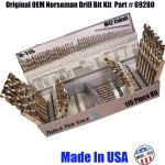 Norseman 115-piece M42 Cobalt Drill Bit Set