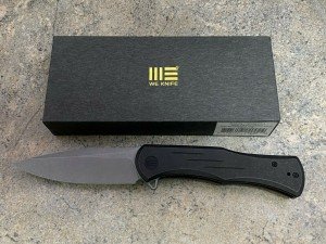 WE Primoris Folding Knife - Black Titanium Handle