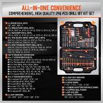 246-Piece Ultimate Drill Bit Set for All Materials