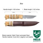 Helle Arv Fixed Blade Knife