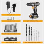 DEKO PRO 20V Cordless Power Drill Set