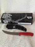 Montana Knife Company Red Breaking Butcher Knife