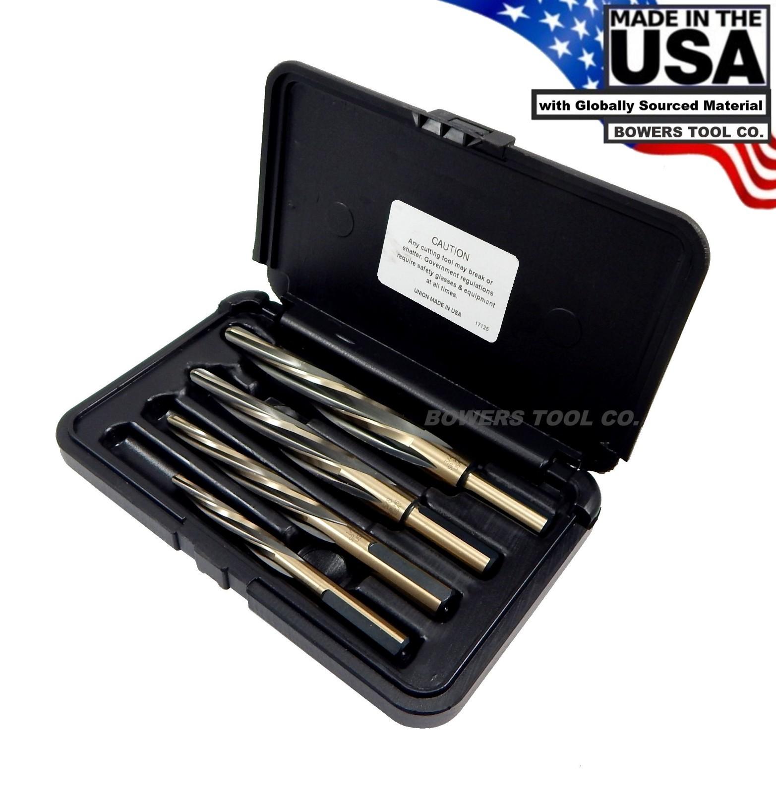 Norseman Hi-Tungsten Car Reamer Bit Set 4pc