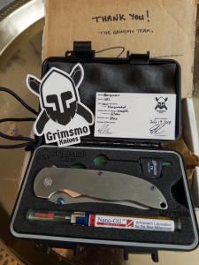 Grimsmo Norseman Stonewashed Silver RWL 34 Knife