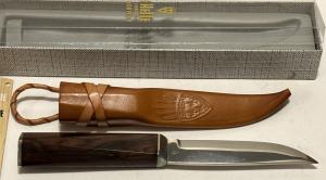 Helle Fabrikker Knife with Sheath - Stainless Steel