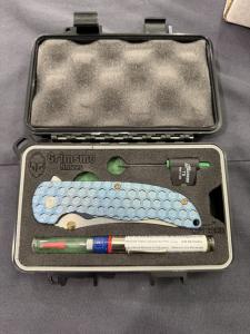 Grimsmo Norseman Knife - Blue Stonewashed Blade