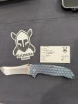 Grimsmo Norseman Knife - Blue Stonewashed Blade