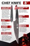 Dalstrong Scorpion Series 8" Chef Knife