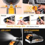 20V Electric Drill Tool Kit for Home Repair