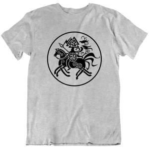 Sleipnir Viking Warrior T-Shirt Gift
