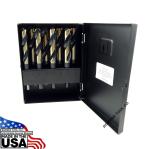 Norseman 8pc Silver & Deming Drill Bit Set