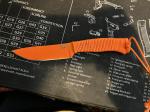 Montana Knife Company MKC Stoned Goat - Blaze Orange